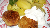 Vločkovo-sýrové karbenátky