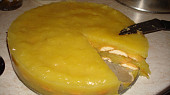 Nepečený jablečný dort