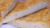Focaccia podle Emanuele Ridi (Italský chléb)