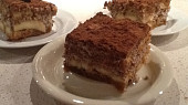 Banánové  ( pseudo ) tiramisu s krémem stracciatella