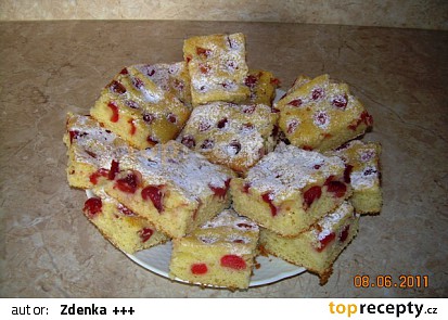 Bublanina s třešněmi