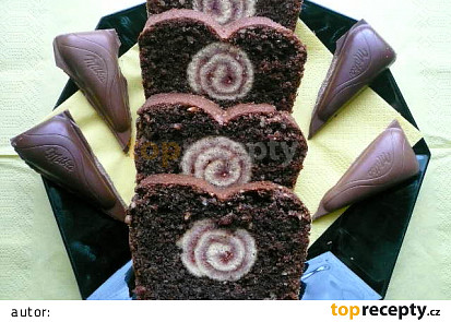 Roládo-čoko-ořechový koláč