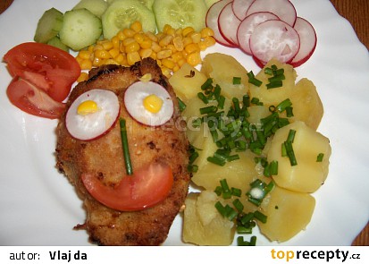 Vepřová plec plněná šunkou a sýrem