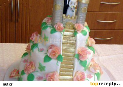 svatební dortík pro  super  holčinu :o)