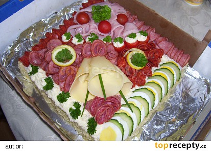 Slaný chlebový dort