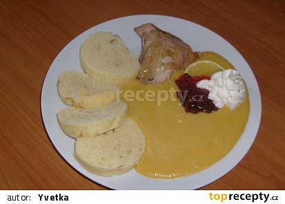 Svíčková z kuřete