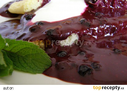 Žahour - borůvková omáčka