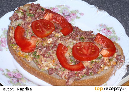 Pomazánka z krvavé tlačenky