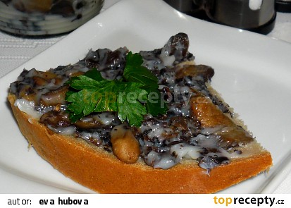 Houbové škvarky, houbové sádlo
