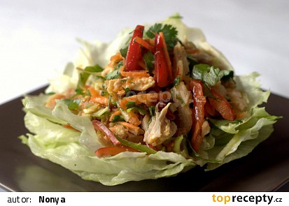 Kuřecí  azijsky salat
