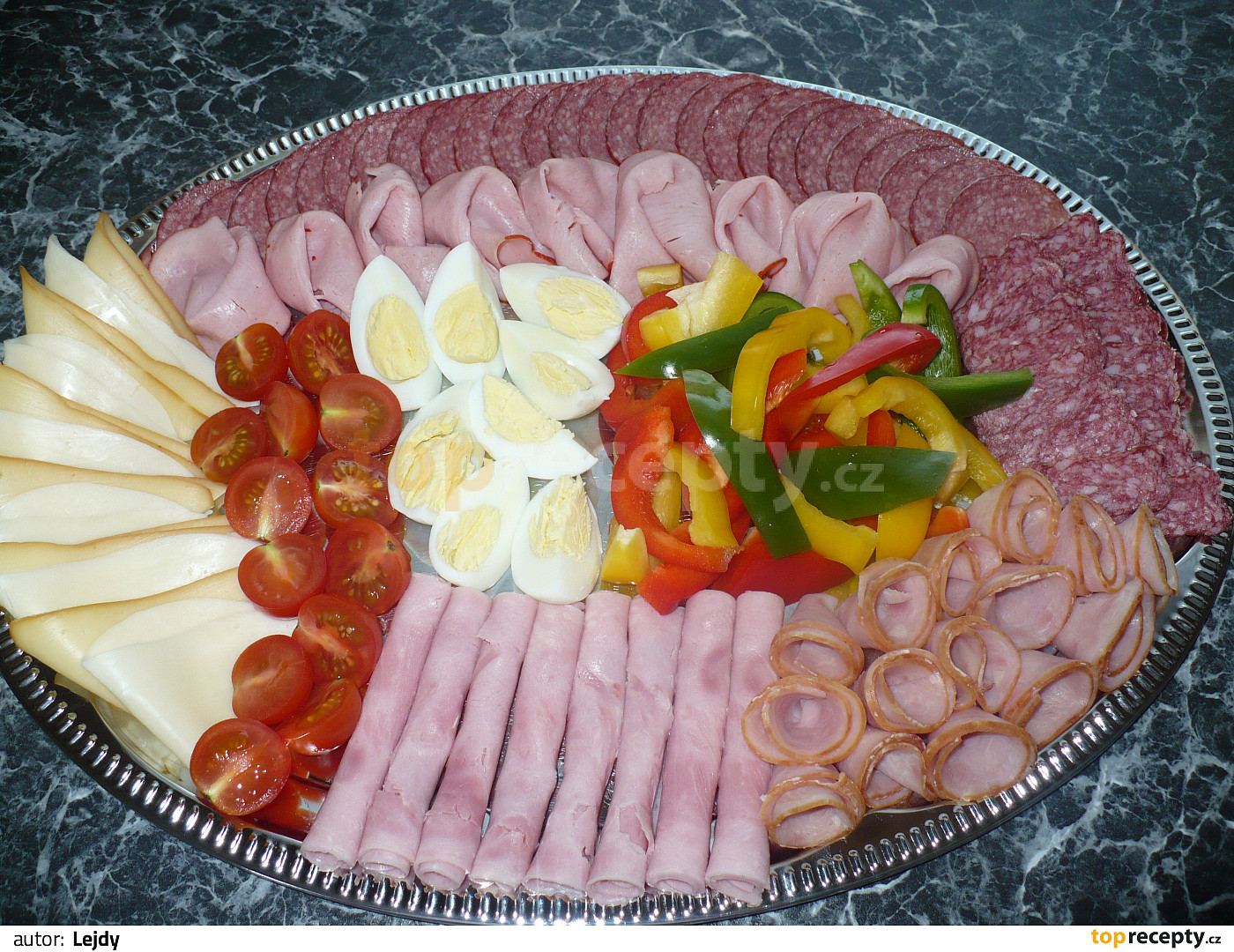 Obložené Mísy Ii Recept Toprecepty Cz