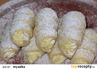 Šlehačkové kremrolky