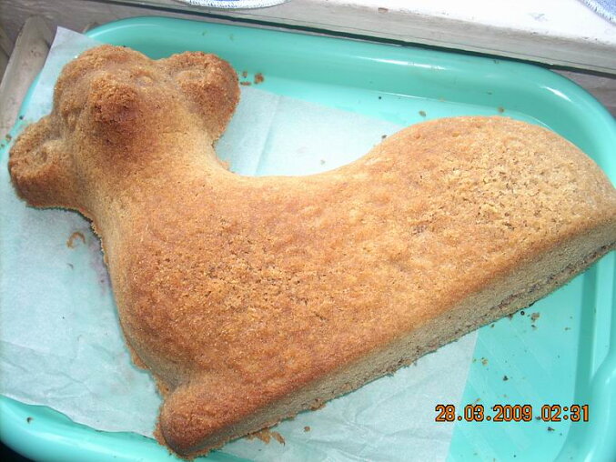 Ořechový beránek, bábovka, dort
