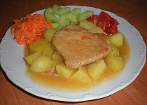 Přírodní vepřový řízek