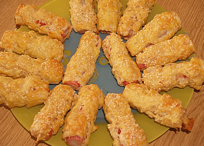 surimi v listovém těstě surimi v listovém těstě