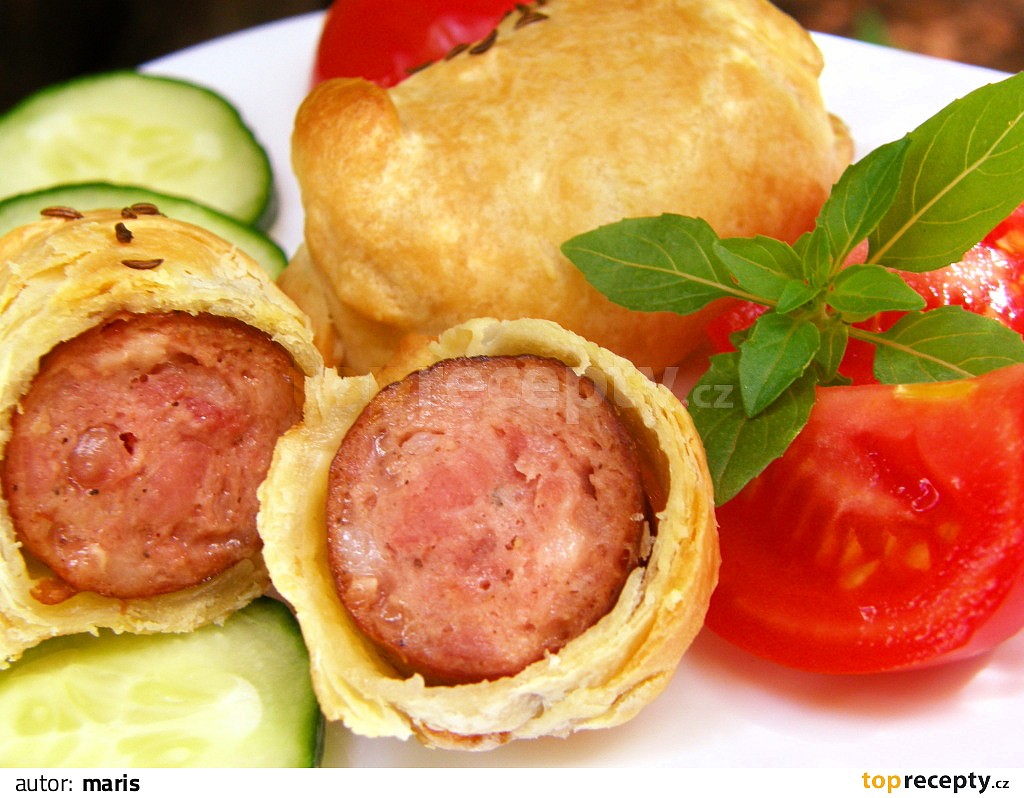 Kabanos v župánku recept - TopRecepty.cz