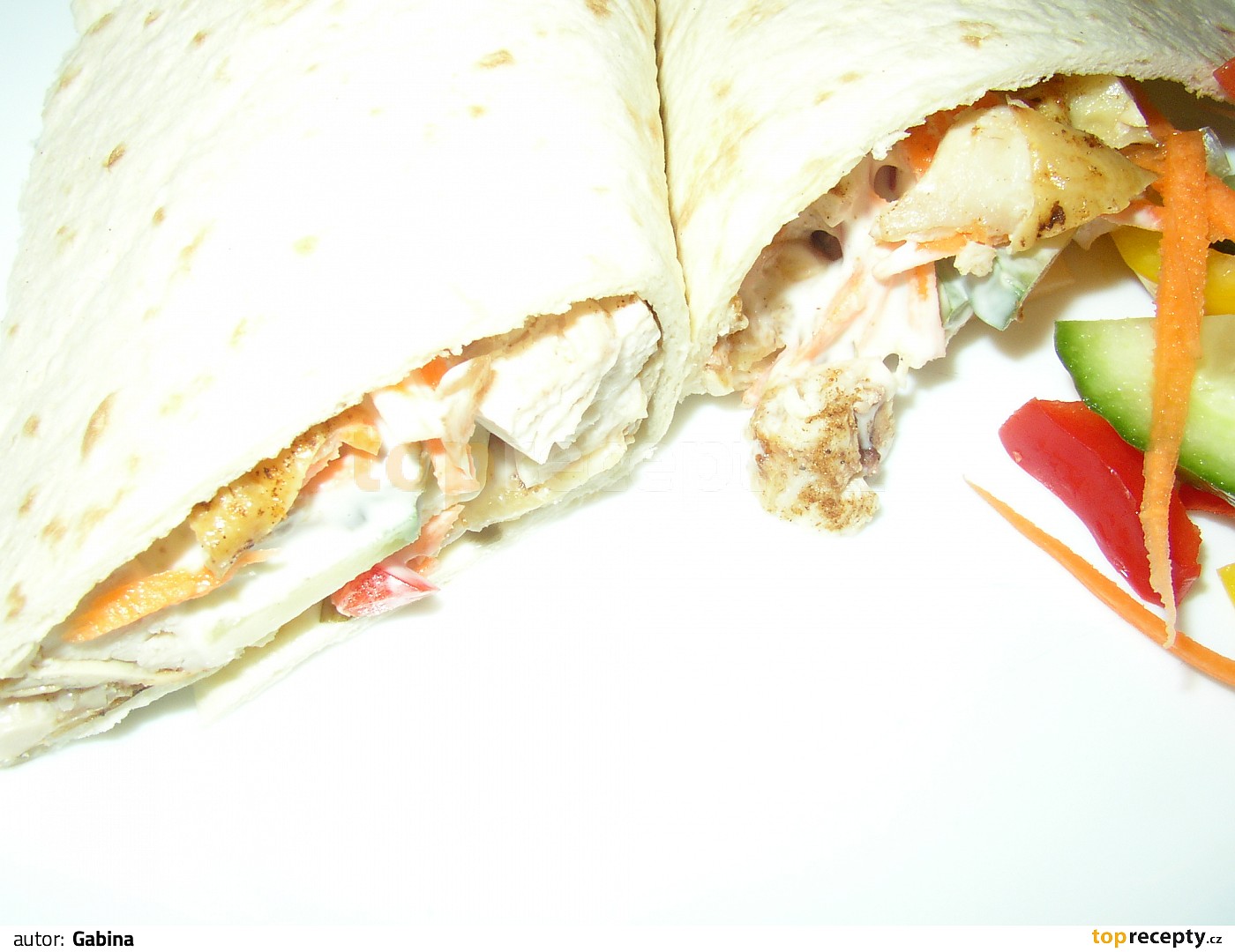 Plněná tortilla recept - TopRecepty.cz