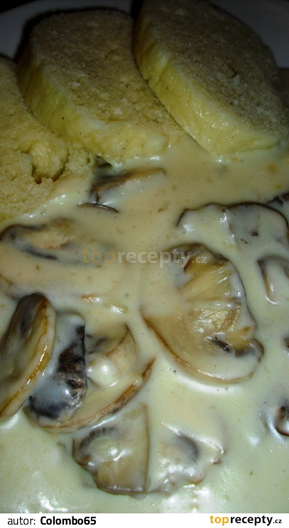 Žampiónová omáčka recept TopRecepty.cz