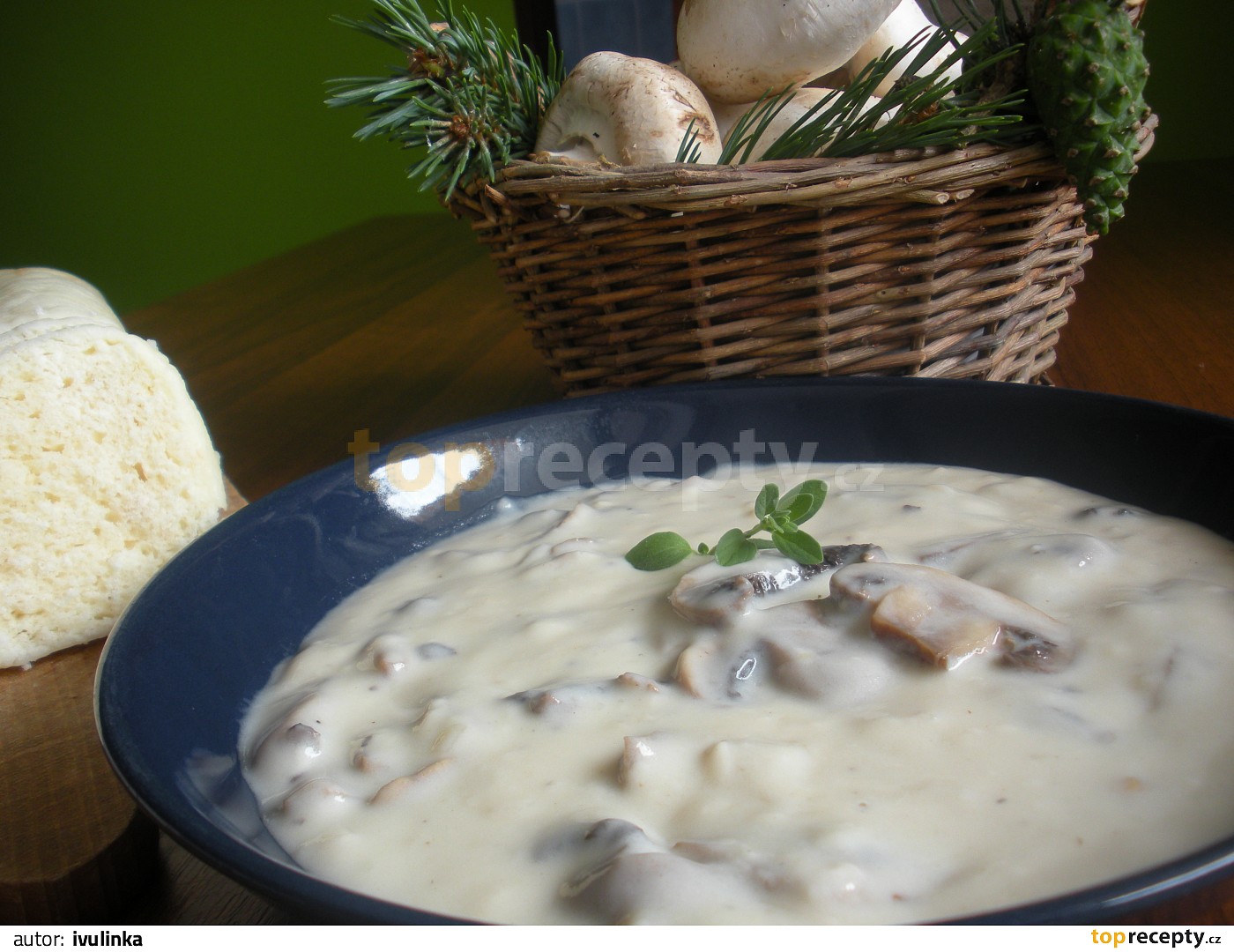 Žampionová omáčka recept TopRecepty.cz