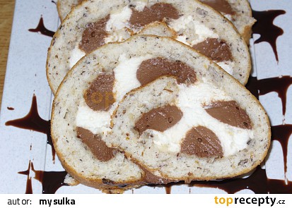 Bílková roláda s dvojí náplní