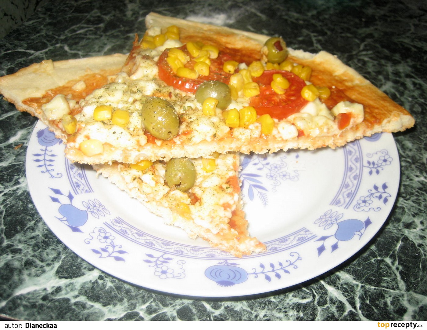 Grande pizza TopRecepty.cz