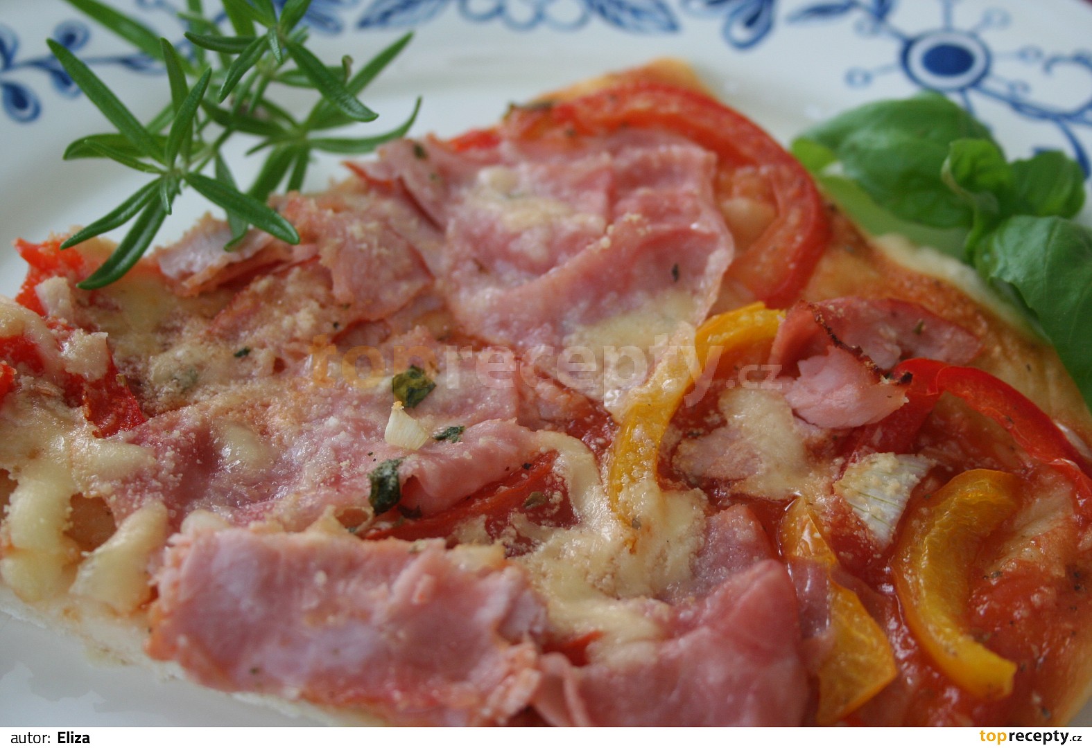Pizza prosciutto recept TopRecepty.cz