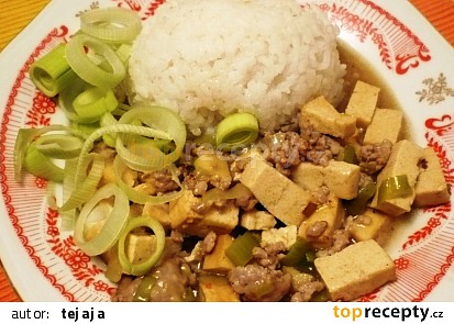 Ma-bo dófu (tofu s mletým masem)