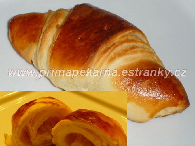 Máslové croissanty s omládkem