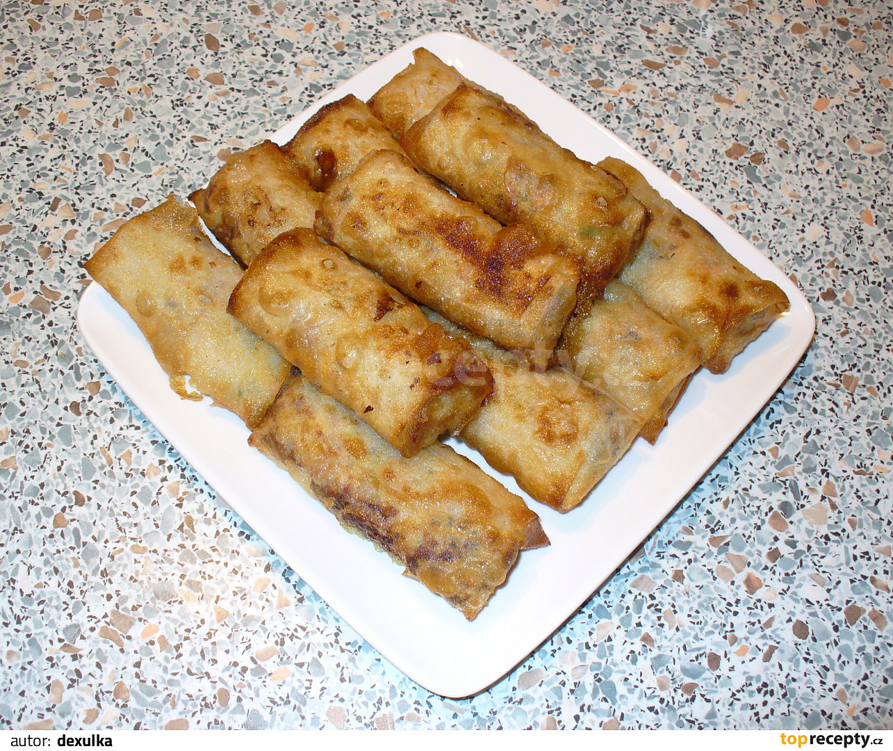 Jarní závitky nem rán (orig. vietnam) recept - TopRecepty.cz