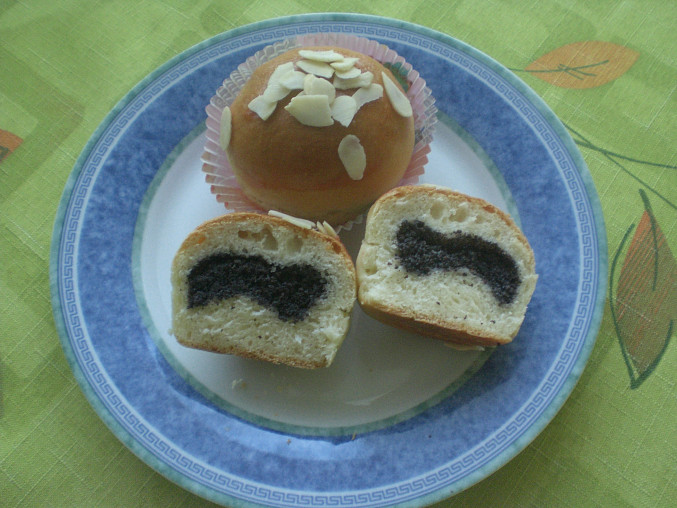 Makové muffiny s mandlemi