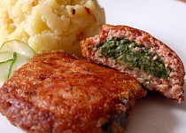 Plněné uzené karbanátky