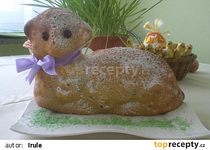 Vanilkový beránek (bábovka)