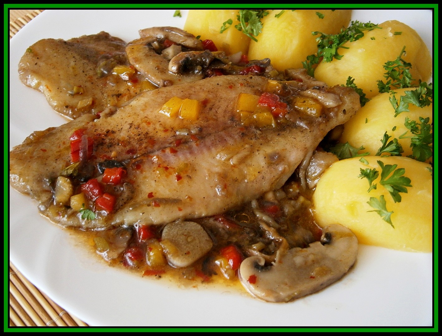 Pangasius v zelenině recept - TopRecepty.cz