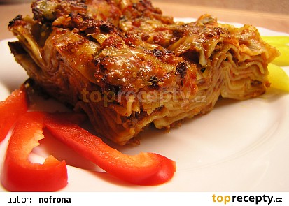 Lasagne s boloňskou omáčkou