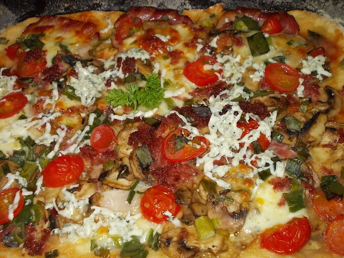 Blesková pizza z jogurtu (kefíru)