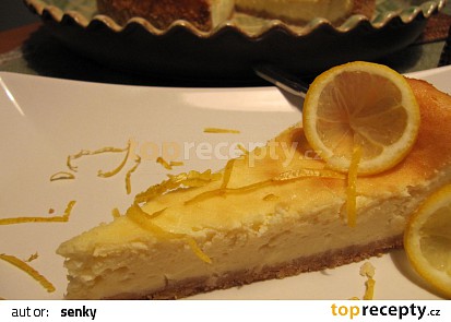Citronovozázvorový cheesecake