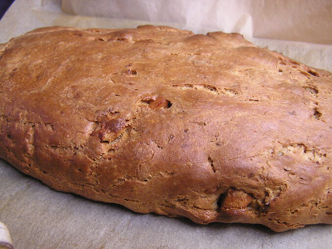 Česnekový chléb se škvarky