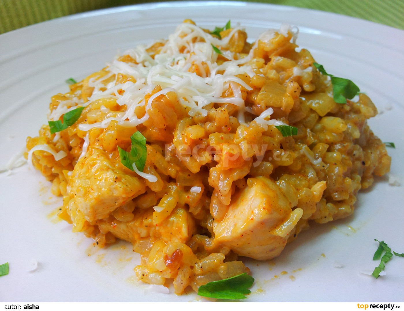 Smetanové rizoto s kari recept - TopRecepty.cz
