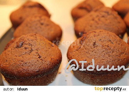 Čokoládové muffiny - hrníčkový recept