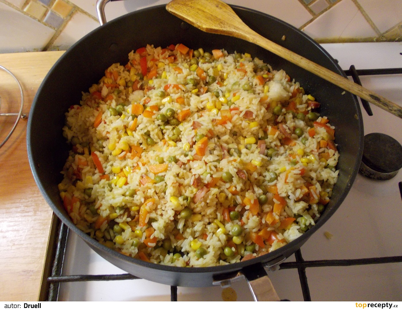 Rizoto se zeleninou a párkem recept - TopRecepty.cz