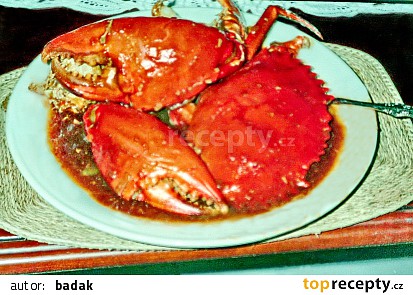 Krabi na způsob Padang kuchyně - kepiting Padang