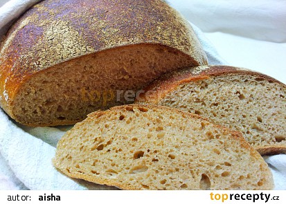 Kváskový chléb bez hnětení
