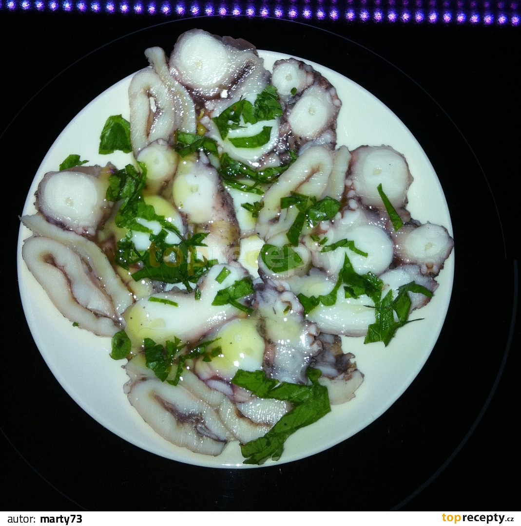 Carpaccio z chobotnice recept TopRecepty.cz
