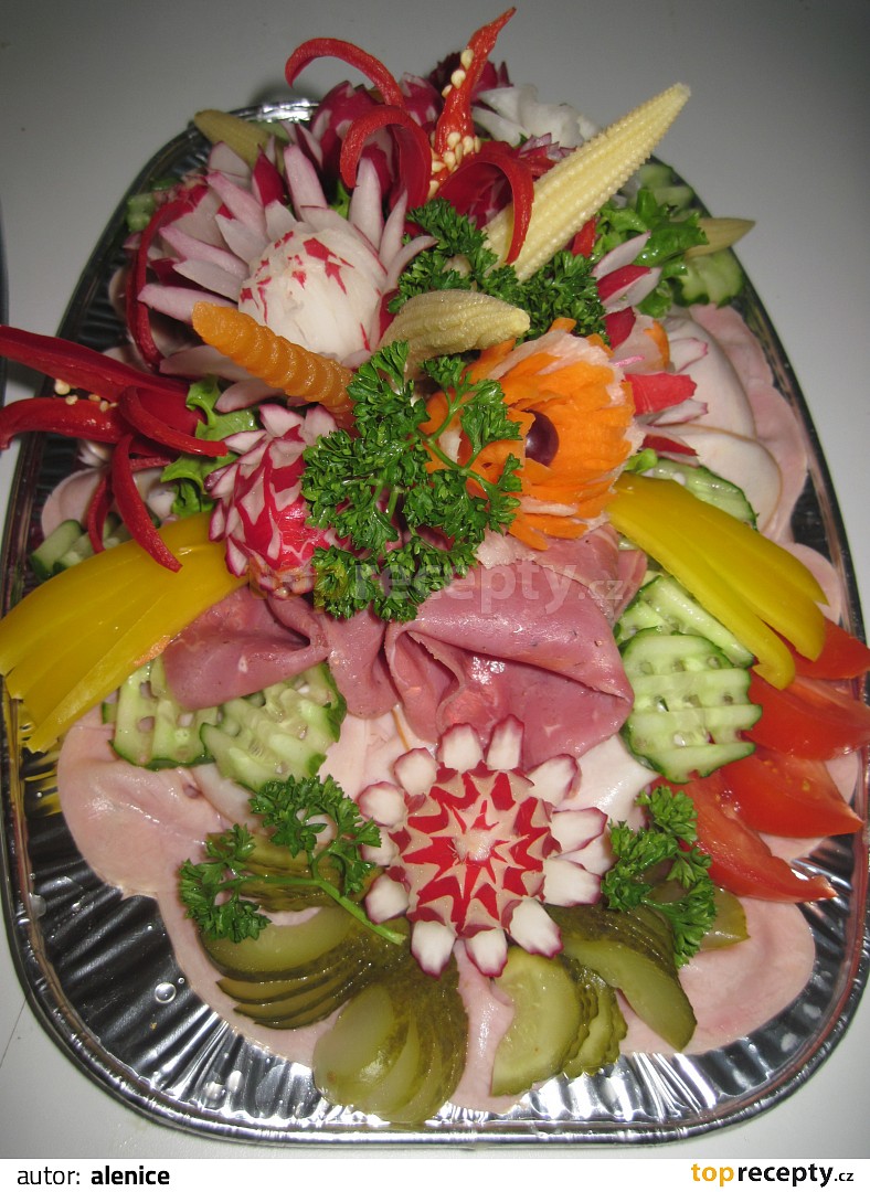 Obložené Mísy Zdobení Recept Toprecepty Cz