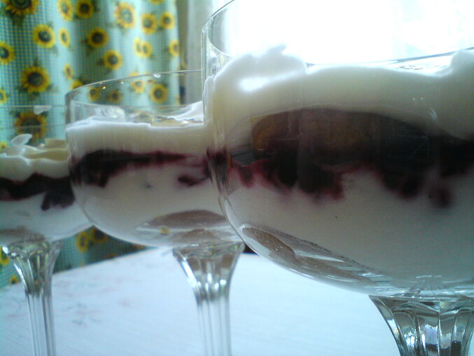 Ostružinové tiramisu