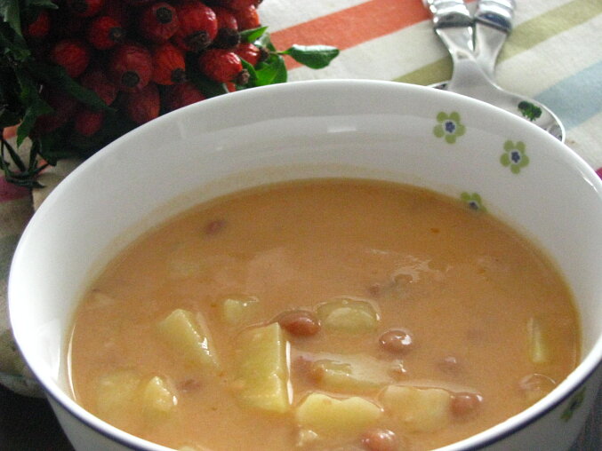 Fazolová kyselá polévka
