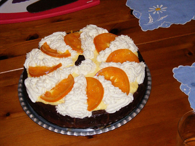 Pomerančový dort s čokoládou
