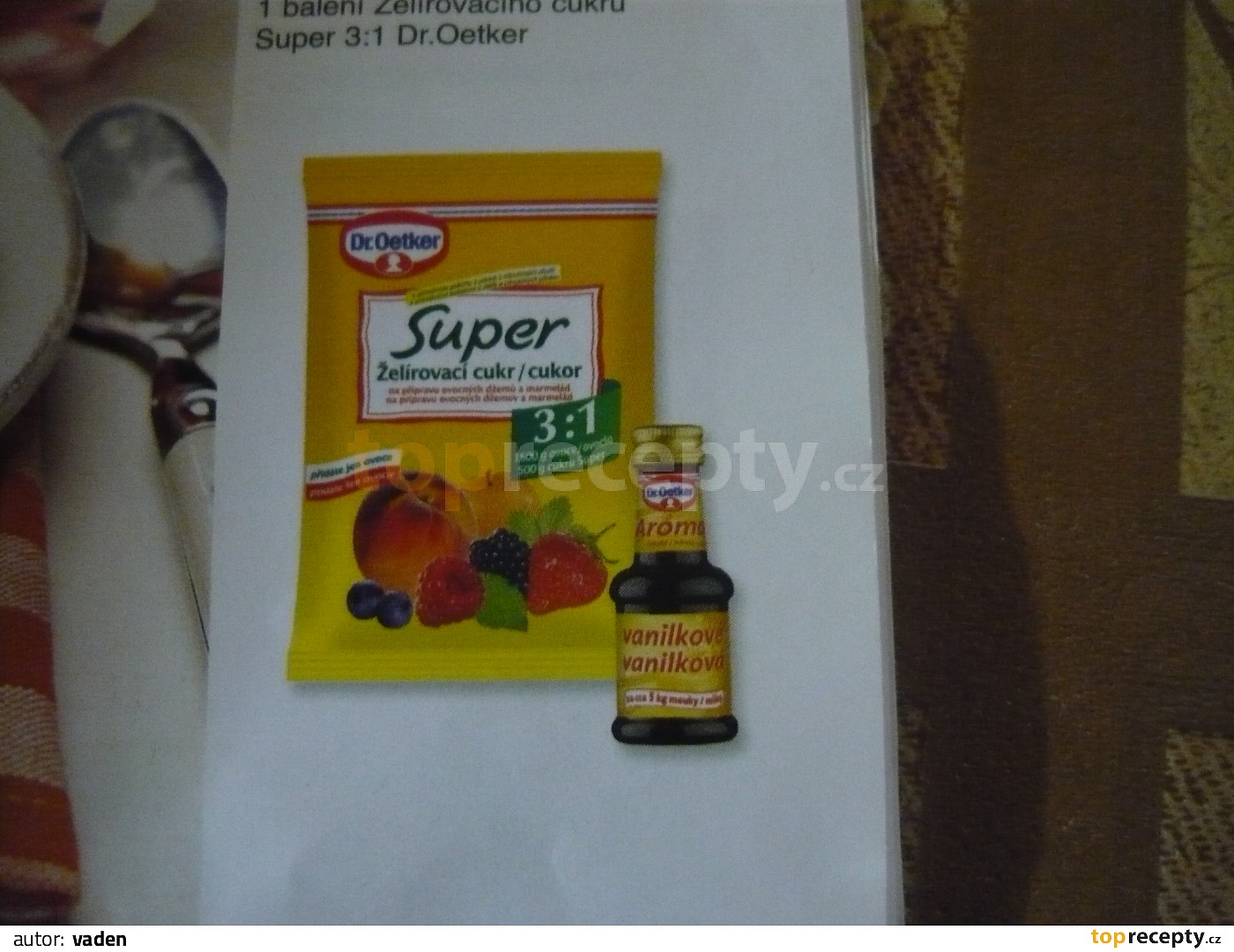 Luxusní broskvovopomerančová marmeláda s príchutí vanilky