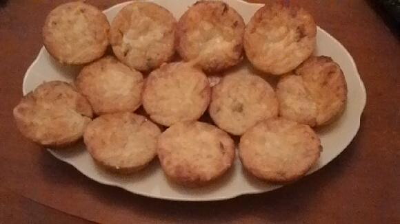 Muffiny se sýrem a anglickou slaninou