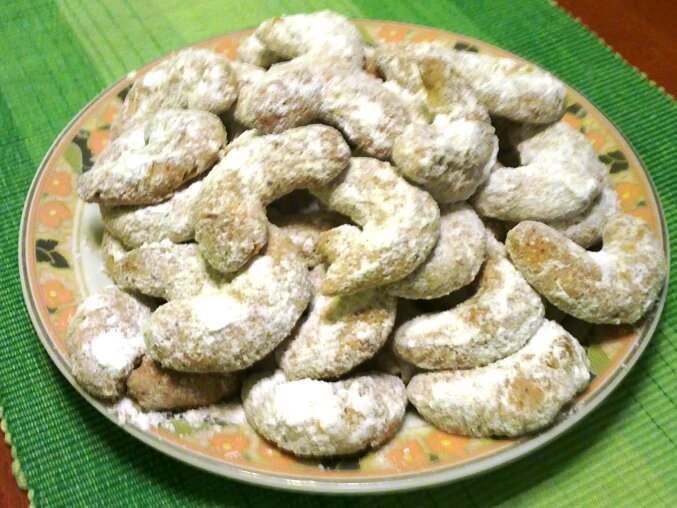 Vanilkové rohlíčky - bezlepkové